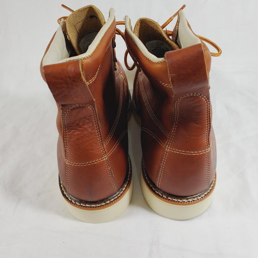 Thorogood American Heritage 6″ Tobacco Safety Toe Work Boot 13 EE 13 Wide Unworn - Picture 6 of 12